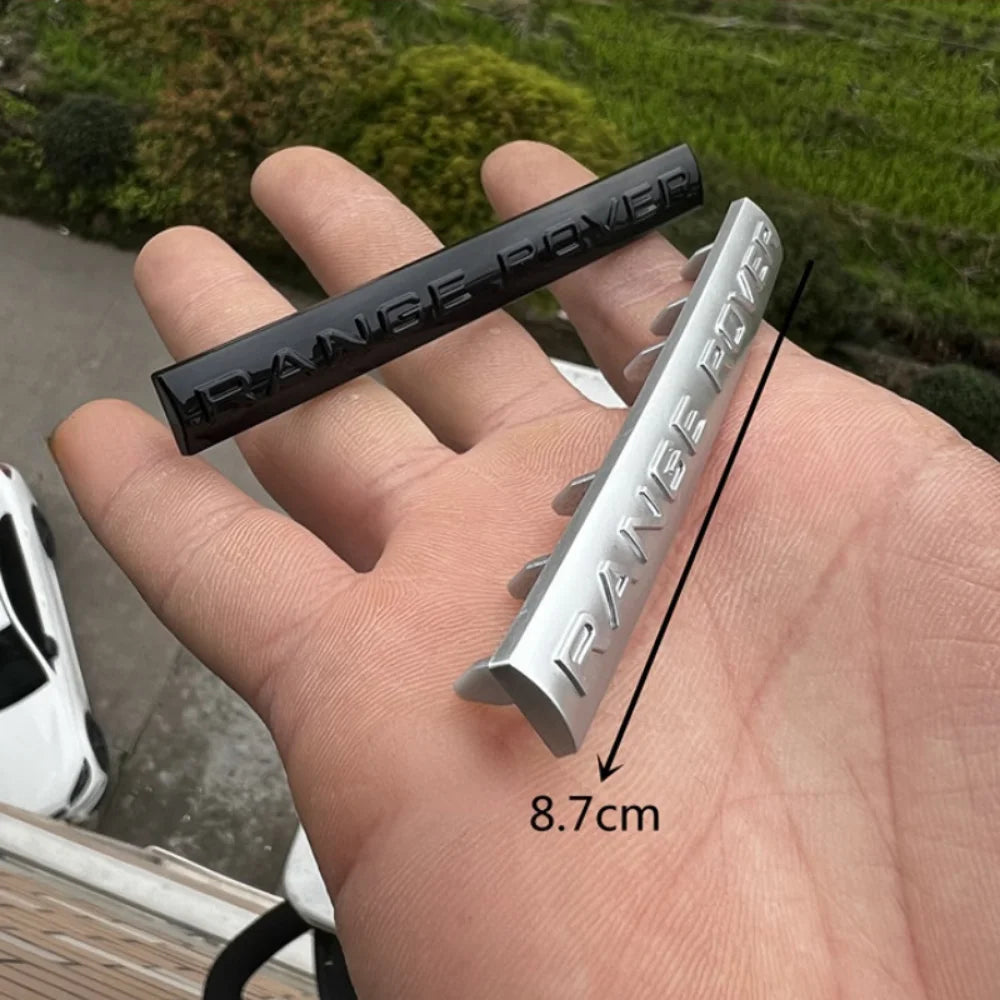 ABS Car Steering Wheel Center Emblem for Defender Range Rover Discovery Square-shape Badge with Buckle Interior Auto Accessories