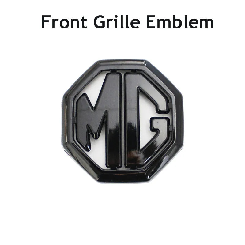 ABS Car Front Grille Rear Trunk Badge Steering Wheel Sticker Label Replacement Emblem For MG ZS Morris Garage 2017 2018 2019