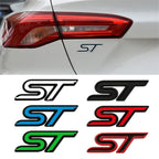 Metal Car Stickers Front Emblem Grille Badge for Ford ST Logo Focus Mustang Transit Mondeo Fusion Ranger Galaxy MK2 MK3 F150 MK5