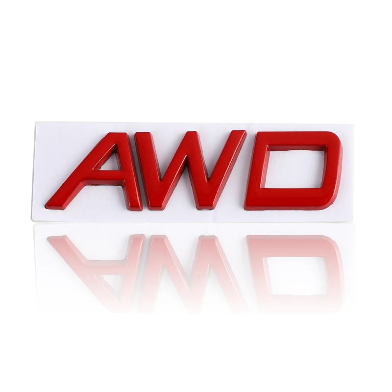 3D AWD T5 T6 Logo Emblem Badge Decals Car Sticker for Volvo V40 V60 V90 C30 XC60 XC90 XC40 S60 S90 S80 Car Styling Accessories