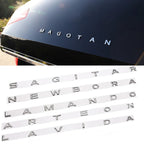 ABS Car Rear Modification Sticker for Vw GOLF PHIDEON TIGUAN SHARAN L MAGOTAN LAVIDA NEWBORA SANTANA PASSAT SAGITAR JETTA ARTEON