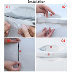 Epoxy Car Door Handle Bowl Stickers For MG Logo MG3 MG5 MG6 MG7 ZR TF ZS ES HS EZS Morris 3 GS Auto Protection Decals Decoration