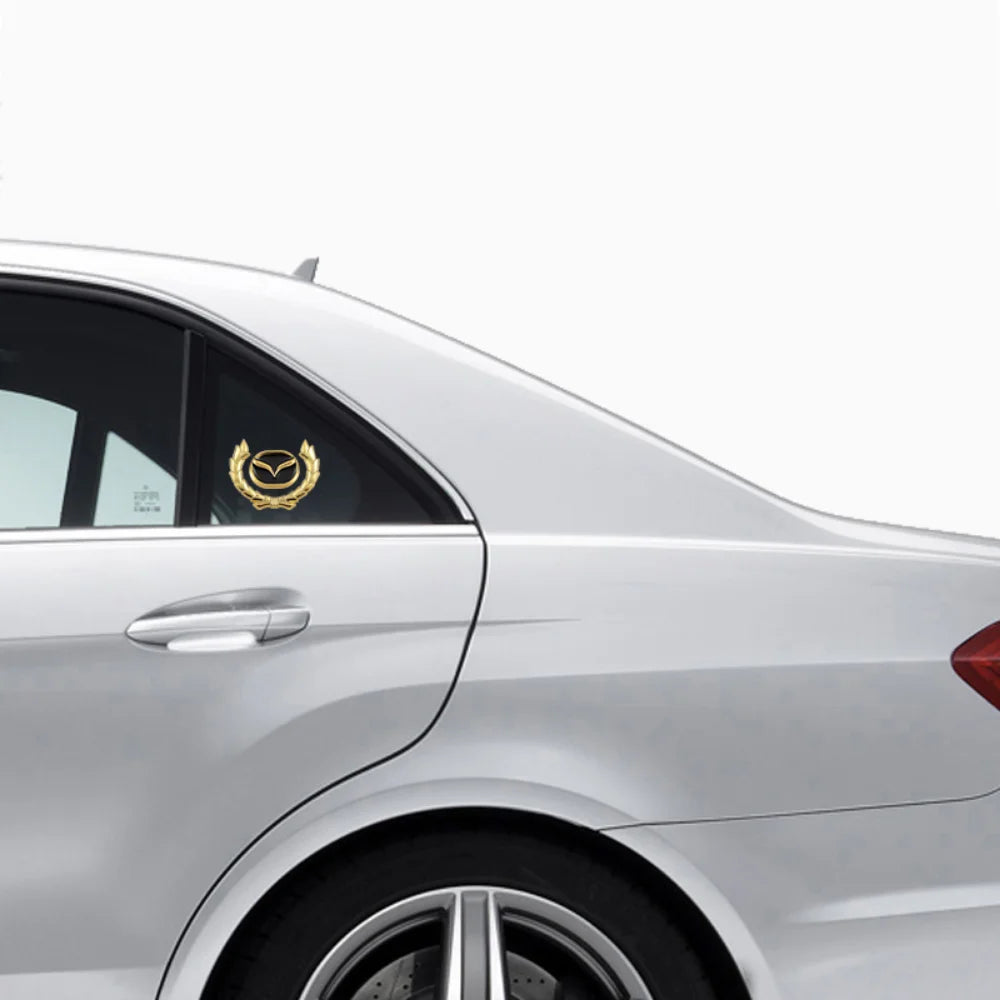 Alloy Car Styling Body Sticker Emblem for Mazda Atenza Axela Cx9 Cx7 Cx5 Rx8 Rx7 Mx3 Mx5 2 3 5 6 323 626 Speed Car Accessories