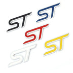 Metal Car Stickers Front Emblem Grille Badge for Ford ST Logo Focus Mustang Transit Mondeo Fusion Ranger Galaxy MK2 MK3 F150 MK5