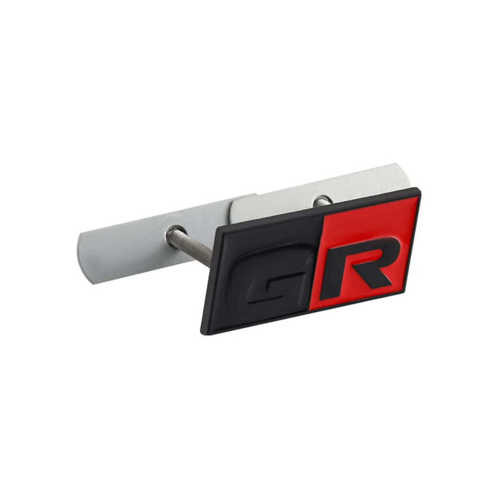 Car Front Grille Badge Decorative Emblem for Toyota GR Sport MN Rav4 Yaris Camry Crown Prado Aqua Auris Levin Corolla Avensis