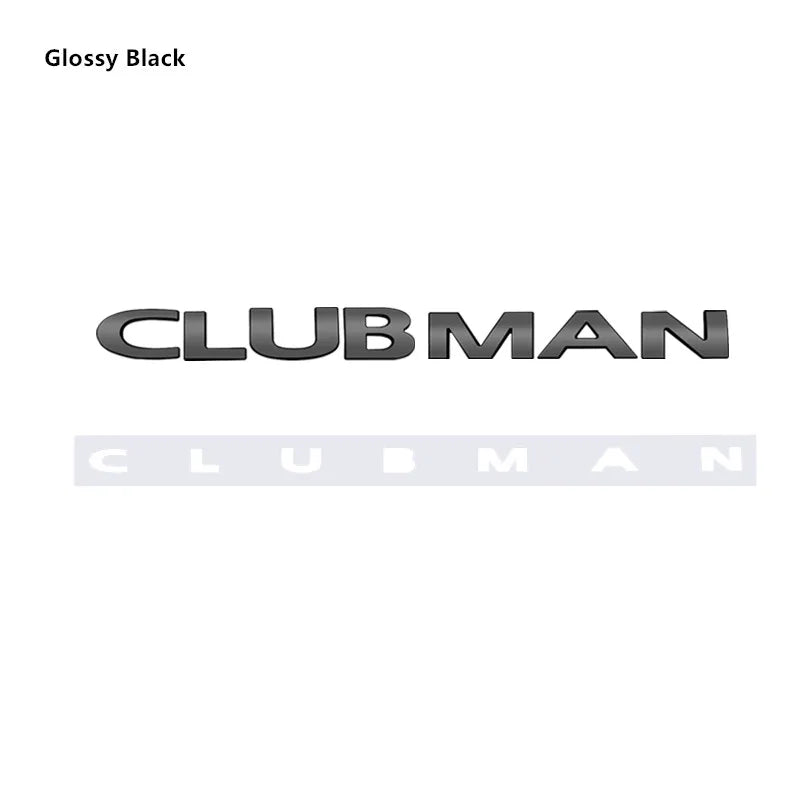 Car Body Emblem Rear Trunk Sticker Metal Letter Badge Logo For MINI Cooper S R60 F60 JCW Countryman Clubman Paceman Accessories