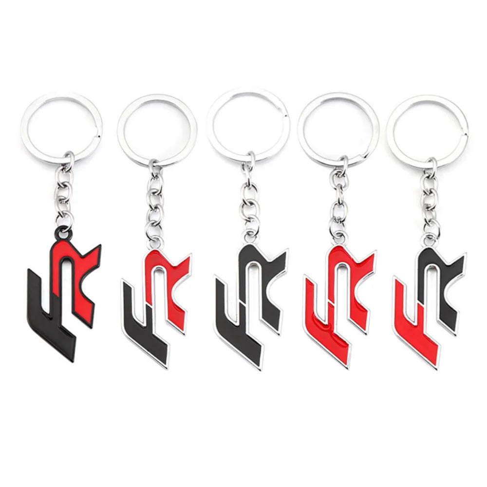 Car Metal FR Logo Keychain Keyring Key Ring Holder for Seat Ateca Leon Arona Ibiza Altea Cupra Formula Car Styling Pendant