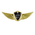 Car Hood Badge Wings Metal Styling Sticker Body Decoration for Opel Insignia omega Astra h g Corsa d Meriva Vectra Mokka Zafira