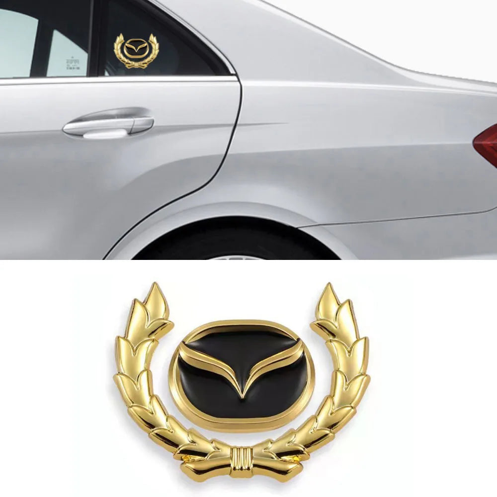 Alloy Car Styling Body Sticker Emblem for Mazda Atenza Axela Cx9 Cx7 Cx5 Rx8 Rx7 Mx3 Mx5 2 3 5 6 323 626 Speed Car Accessories