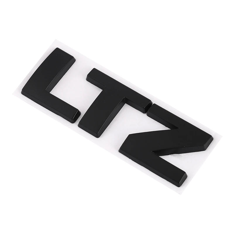 3D LTZ LT Letter Modified Emblem Car Rear Trunk Decal for Chevrolet Cruze Aveo Chevy Lacetti Cavalier Captiva Silverado Equinox