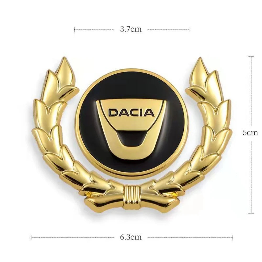 Alloy Car Body Sticker Emblem for Dacia Duster 2020 Logan Dokker Sandero Lodgy Stepway 1310 MCV 2 Spring Car Styling Accessories