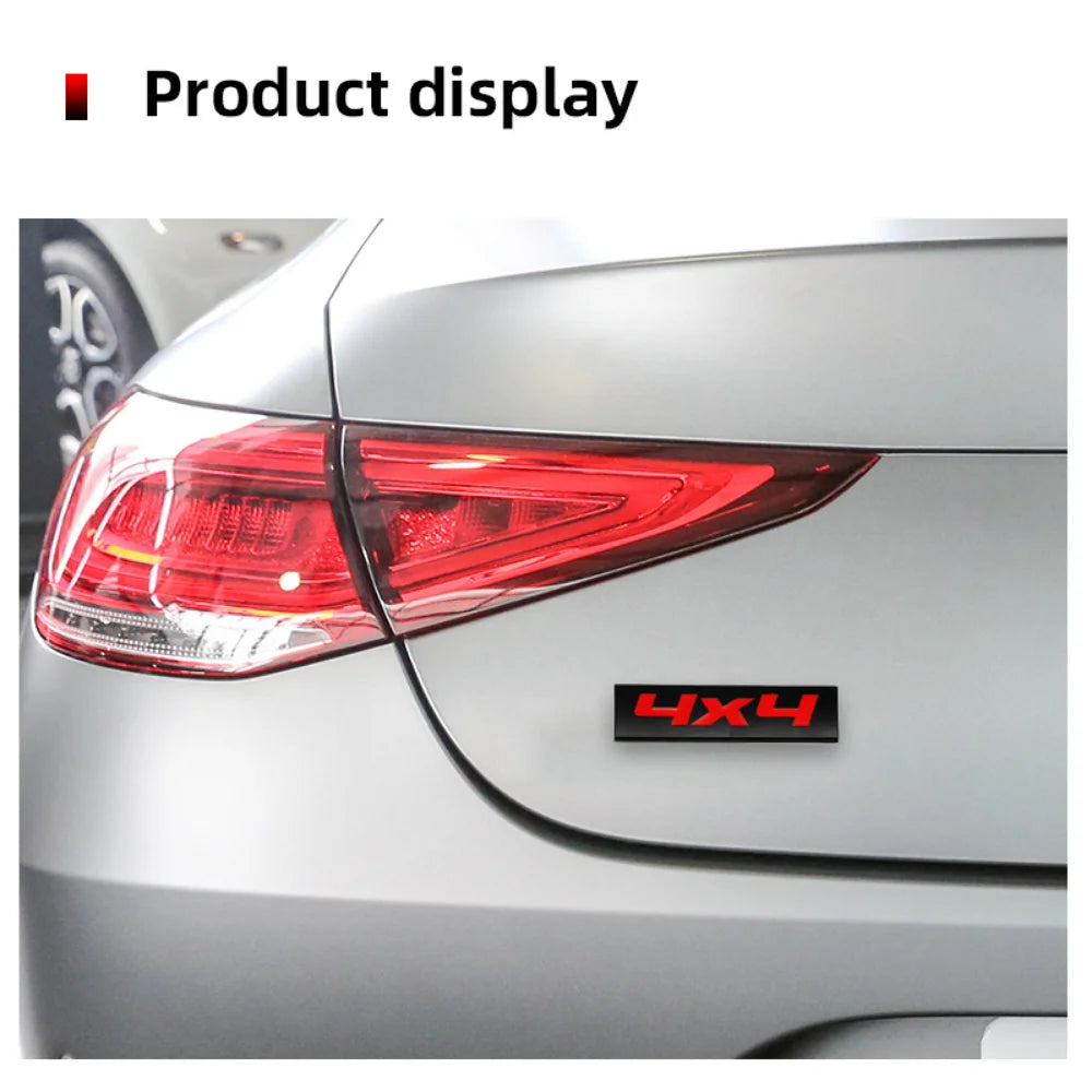 Car Sticker V6 V8 4x4 Logo Emblem Badge Decals for Opel Passat Seat Peugeot BMW Audi Jeep Honda Ford KIA Volvo Mazda Lexus