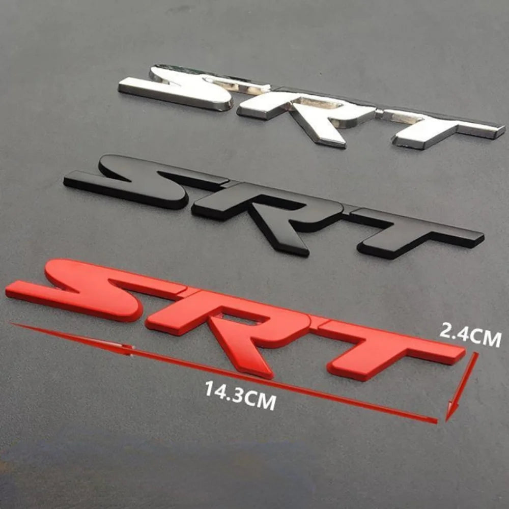 Metal Car Trunk Whole Body Side Sticker for Dodge SRT Durango Ram 1500 Charger Challenger Viper Caliber Emblem Decal Decoration