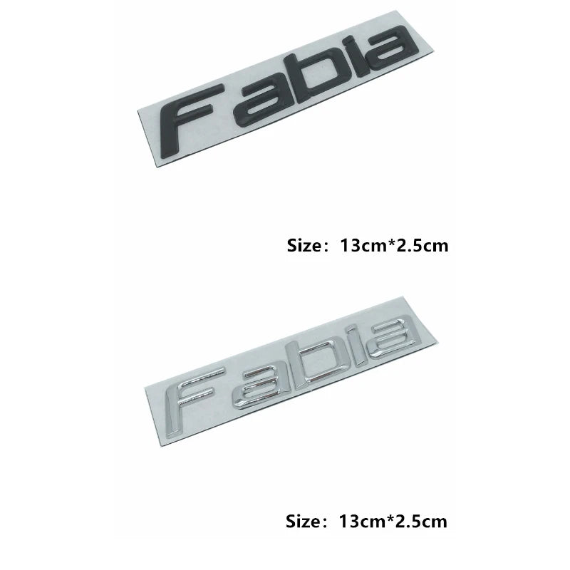 Car Rear Trunk Emblem Stickers Side Badge 4x4 Logo Octavia A7 Tour RS Rapid Kodiaq Superb Kamiq Yeti Karoq Accessories