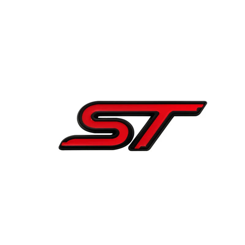 Metal Car Stickers Front Emblem Grille Badge for Ford ST Logo Focus Mustang Transit Mondeo Fusion Ranger Galaxy MK2 MK3 F150 MK5