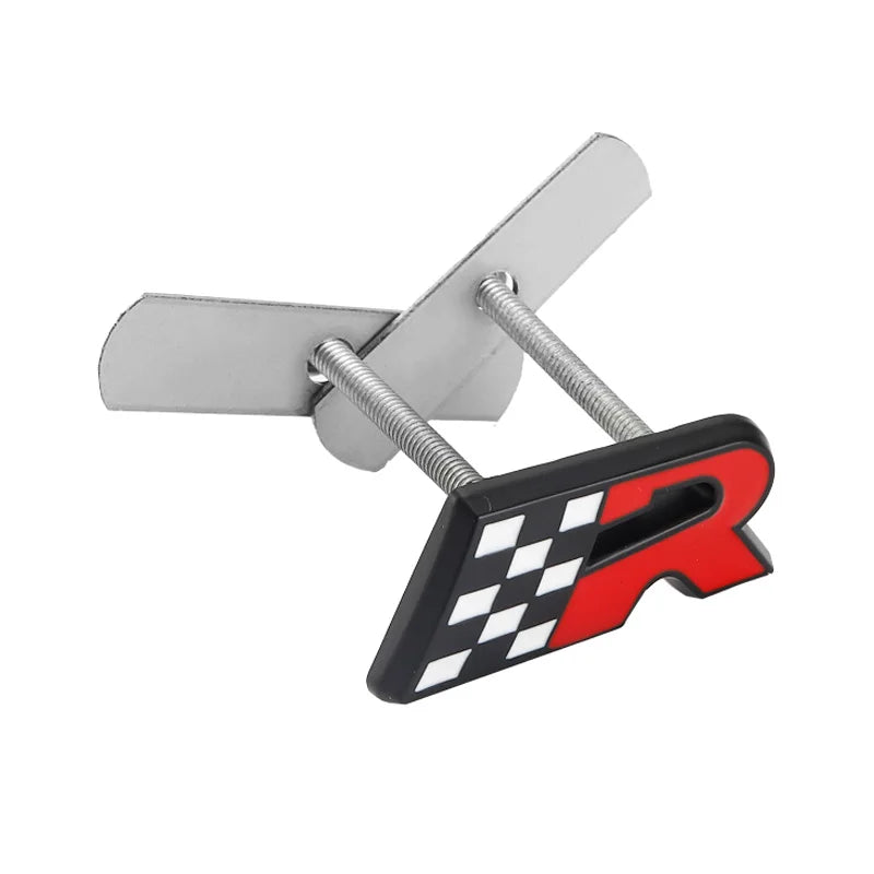 3D Car R Logo Cupra Rear Trunk Emblem Sticker Front Hood Grill Badge Decals for Seat Arona Leon Ateca Ibiza Altea Cupra Formula