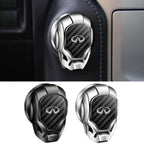 Car Ignition Start Stop Button Cover for Infiniti Q50 Q30 Q70 G37 G35 G25 FX35 FX45 FX37 Q80 G20 EX35 QX70 QX60 QX30 FX M35 ESQ