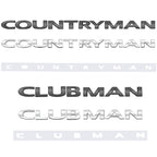 Car Body Emblem Rear Trunk Sticker Metal Letter Badge Logo For MINI Cooper S R60 F60 JCW Countryman Clubman Paceman Accessories