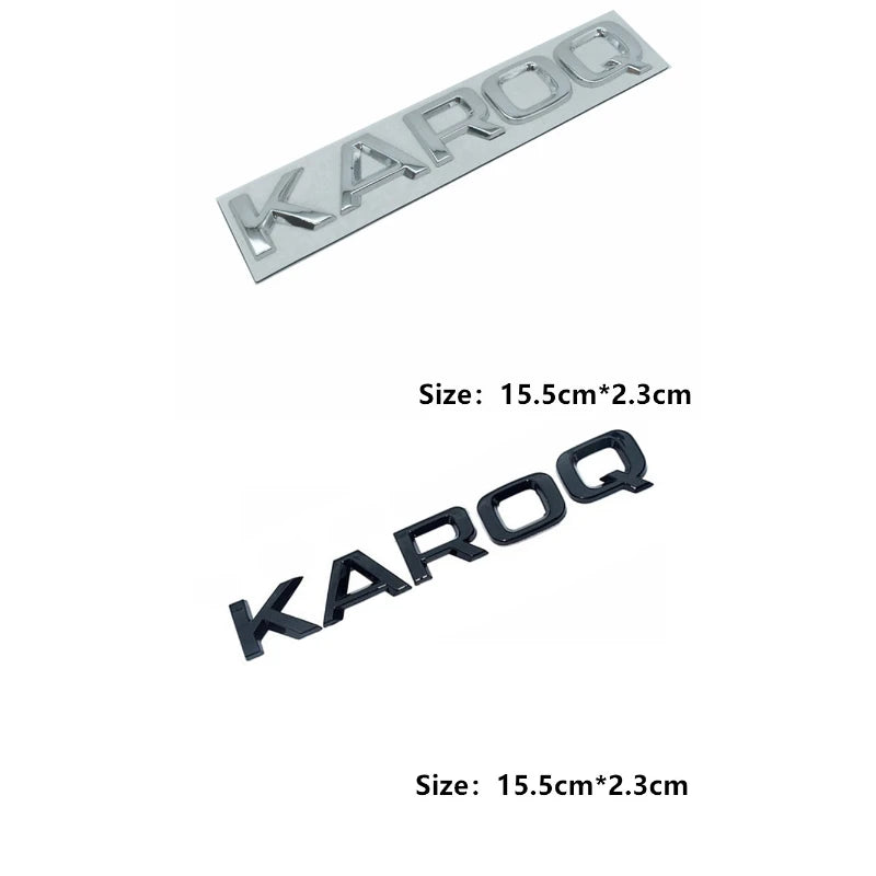 Car Rear Trunk Emblem Stickers Side Badge for Skoda 4x4 Logo Octavia A7 Tour RS Rapid Kodiaq Superb Kamiq Yeti Karoq Accessories