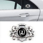3D Self-adhesive Car Styling Body Trunk Badge Lion Sticker Decal Accessories for Luxgen U6 5 U7 Master CEO Mpv Suv 7 Auto Emblem