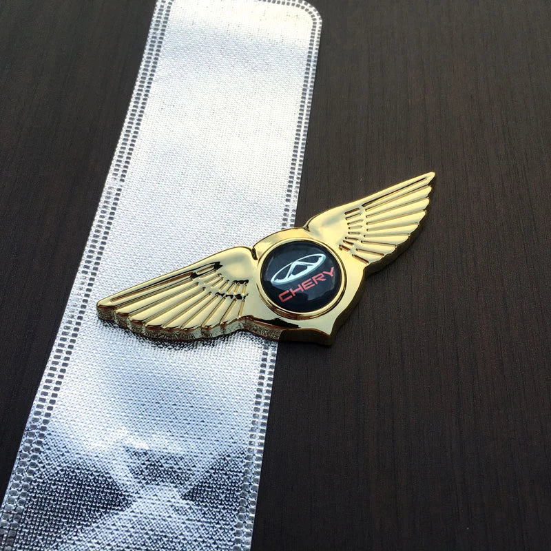 Metal Car Grille Emblem Styling Fender Stickers For Chery fulwin Arrizo qq tiggo 3 5 t11 a1 a3 a5 amulet m11 fora Accessories