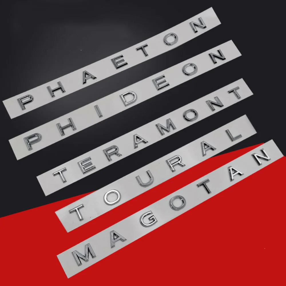 ABS Car Rear Modification Sticker for Vw GOLF PHIDEON TIGUAN SHARAN L MAGOTAN LAVIDA NEWBORA SANTANA PASSAT SAGITAR JETTA ARTEON