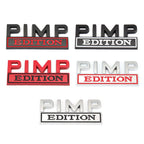 Car Sticker PIMP Edition Emblem Metal for Jeep Compass Patriot Renegade Ford F150 F250 Chevrolet RAM Hummer Grille Sticker