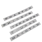 ABS Car Rear Modification Sticker for Vw GOLF PHIDEON TIGUAN SHARAN L MAGOTAN LAVIDA NEWBORA SANTANA PASSAT SAGITAR JETTA ARTEON