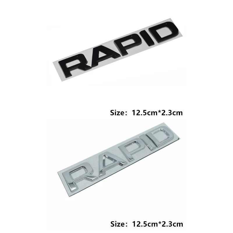 Car Rear Trunk Emblem Stickers Side Badge for Skoda 4x4 Logo Octavia A7 Tour RS Rapid Kodiaq Superb Kamiq Yeti Karoq Accessories