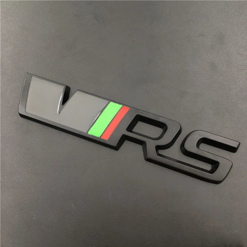 Alloy Car Front Grille Emblem Badge Stickers for Skoda VRS 2 A7 Tour RS Octavia Superb Fabia Rapid Kodiaq Yeti Karoq Accessories