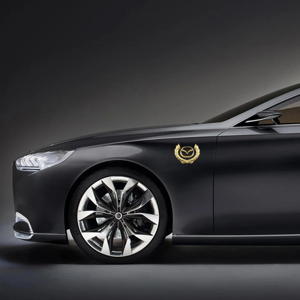 Alloy Car Styling Body Sticker Emblem for Mazda Atenza Axela Cx9 Cx7 Cx5 Rx8 Rx7 Mx3 Mx5 2 3 5 6 323 626 Speed Car Accessories