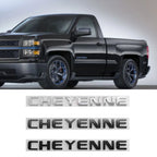 3D ABS Front Rear Tail Badge Car CHEYENNE Logo Emblem for Chevrolet Cruze Lacetti Trax Chevy Silverado Cavalier Aveo Captiva