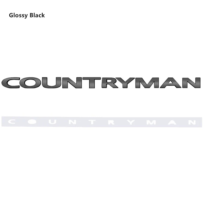 Car Body Emblem Rear Trunk Sticker Metal Letter Badge Logo For MINI Cooper S R60 F60 JCW Countryman Clubman Paceman Accessories