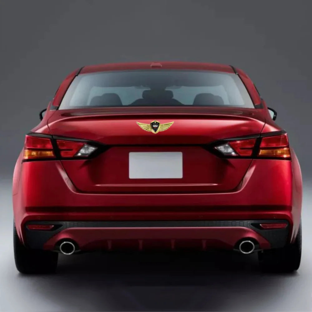 Car Hood Badge Wings Metal Styling Sticker for Chery fulwin Arrizo qq tiggo 3 5 t11 a1 a3 a5 amulet m11 fora Body Decoration