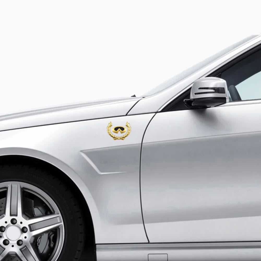 Aluminum Alloy Car Body Sticker Emblem Decal Styling Accessories for Infiniti Q30 Q50 FX35 G20 G35 Q60 Q70 QX50 QX60 QX70 QX80