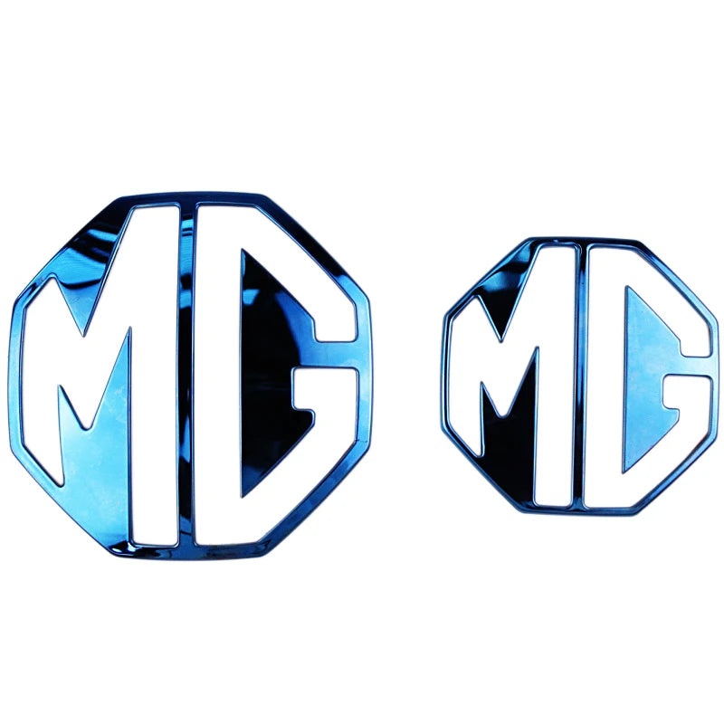 Car Front Grille Emblem Rear Boot Logo Sticker For MG MG6 ZS Morris Garage Stainless Steel Automobile Refitting Accessories