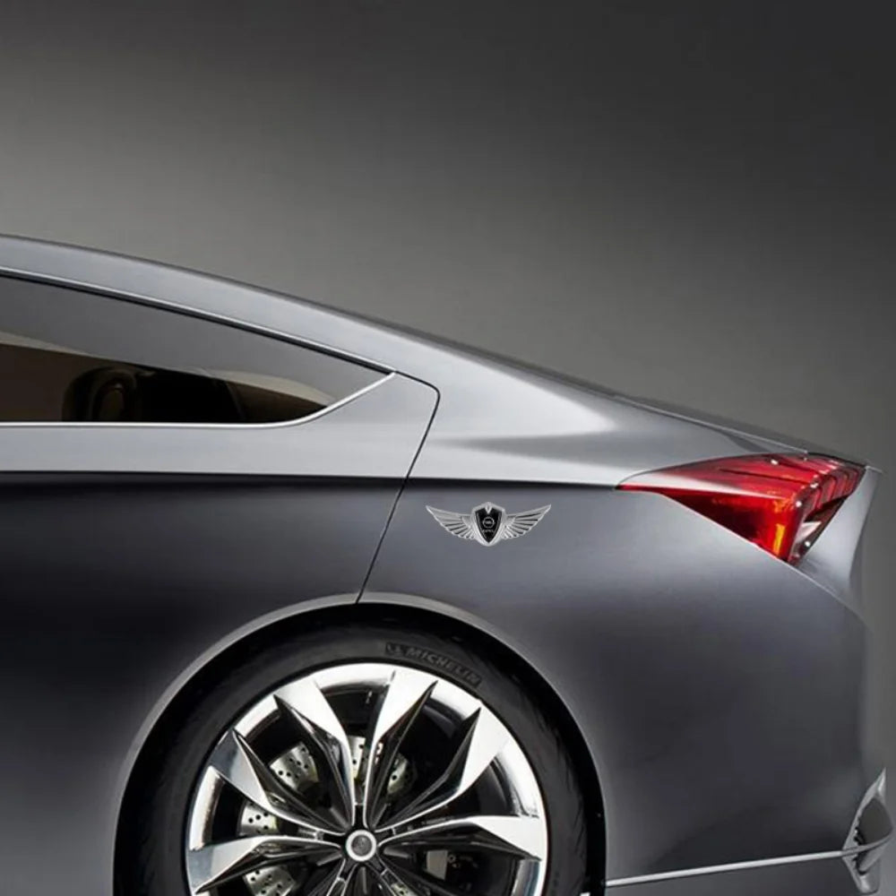 Car Hood Badge Wings Metal Styling Sticker Body Decoration for Opel Insignia omega Astra h g Corsa d Meriva Vectra Mokka Zafira