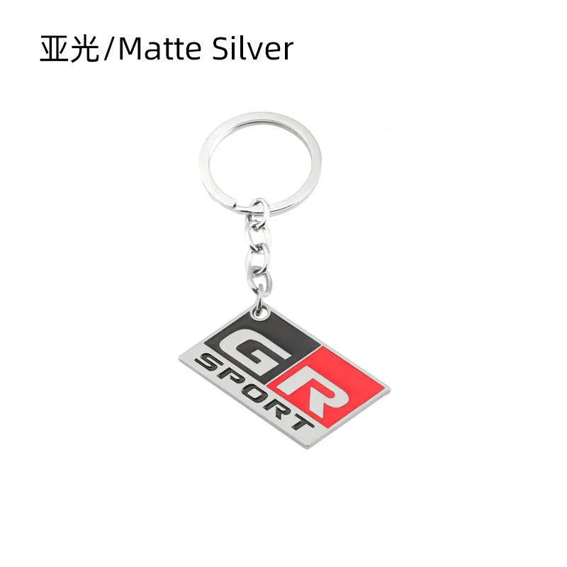 Car Keychain Key Ring for Toyota GR Sport Yaris CHR GR86 Supra Corolla Prius Venza Premio Avalon Celica Aygo Sequoia Rav4 Prado