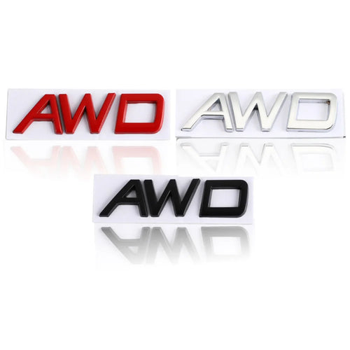 3D AWD T5 T6 Logo Emblem Badge Decals Car Sticker for Volvo V40 V60 V90 C30 XC60 XC90 XC40 S60 S90 S80 Car Styling Accessories