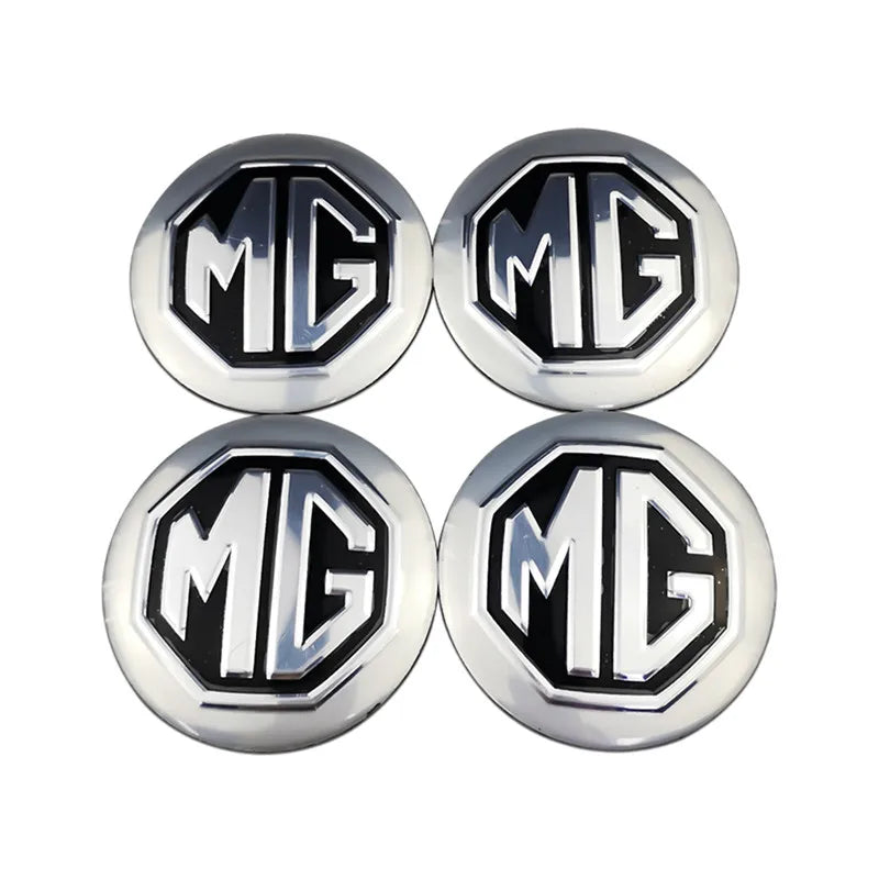 56mm Car Wheel Hub Sticker Emblem For MG Morris Garages MG 3 5 6 7 MG3 MG5 MG7 TF ZR ZS GS GT HS EZS EHS Auto Tire Accessories