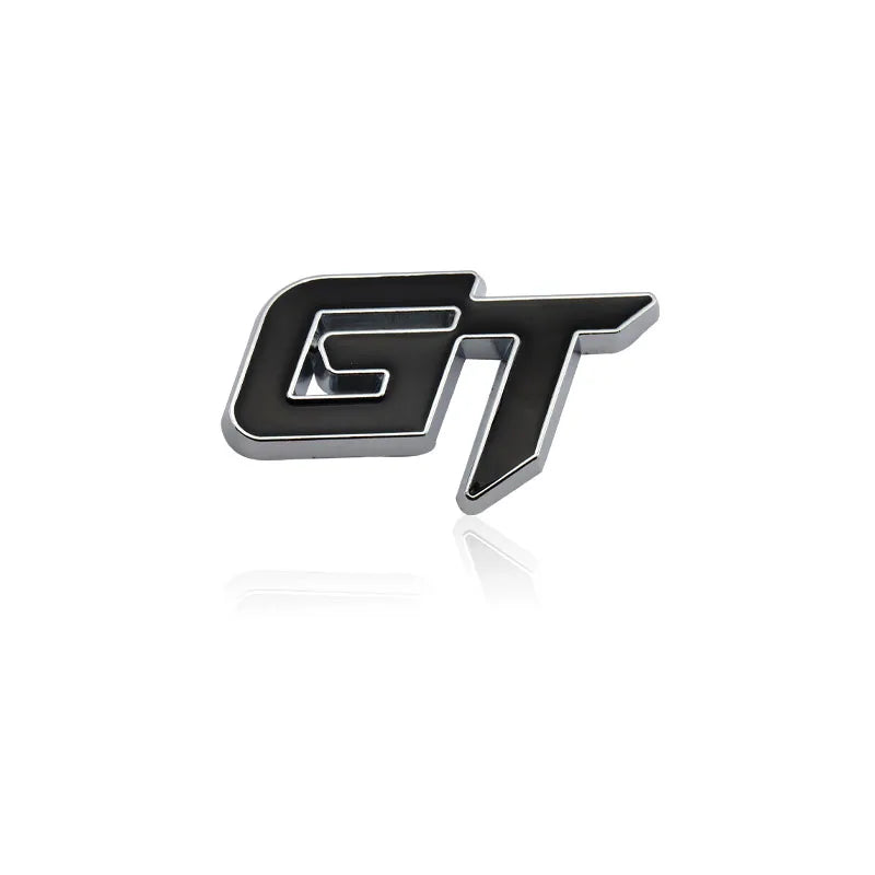 3D Metal GT Car Rear Trunk Emblem Sticker Decals Front Hood Grill Grand Tour for Ford Mustang Focus Mk 1 2 3 7 Mondeo BMW X6 X5