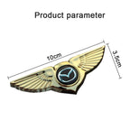 3D Metal Car Front Hood Wings Emblem Side Badge Sticker Decal for Mazda 3 5 6 Axela RX8 RX7 MX3 6 Atenza MX5 CX9 CX5 CX7 323 626