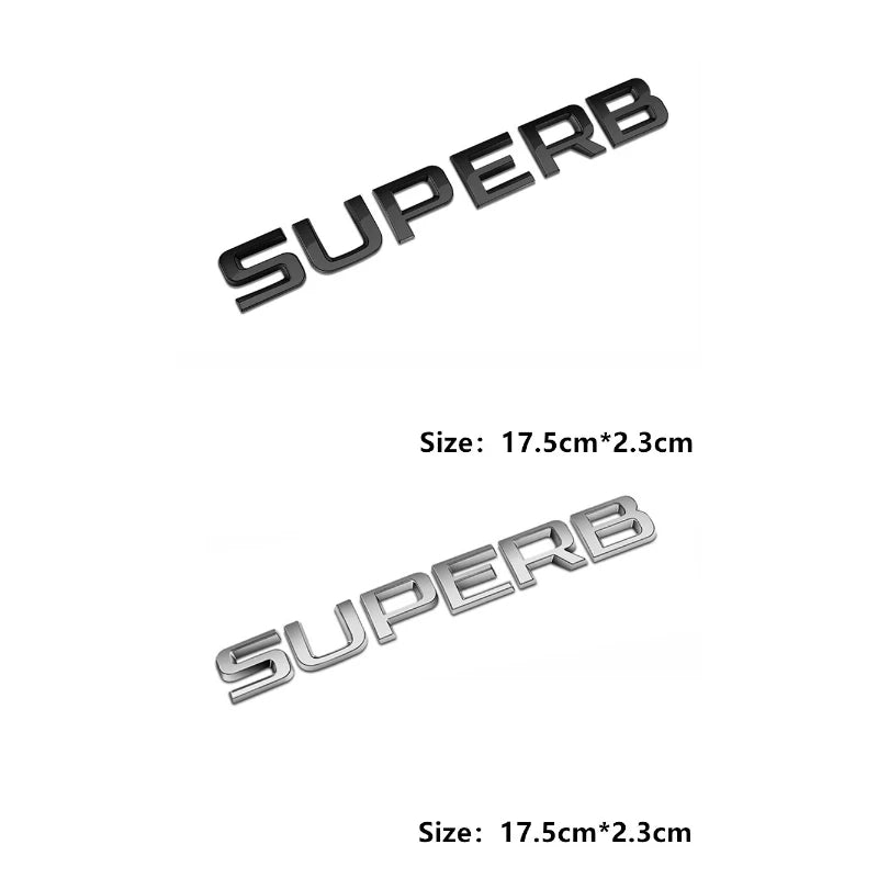 Car Rear Trunk Emblem Stickers Side Badge for Skoda 4x4 Logo Octavia A7 Tour RS Rapid Kodiaq Superb Kamiq Yeti Karoq Accessories