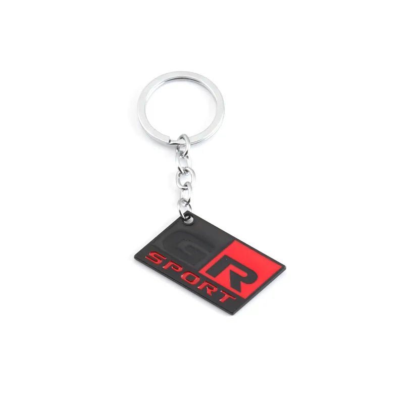 Car Keychain Key Ring for Toyota GR Sport Yaris CHR GR86 Supra Corolla Prius Venza Premio Avalon Celica Aygo Sequoia Rav4 Prado