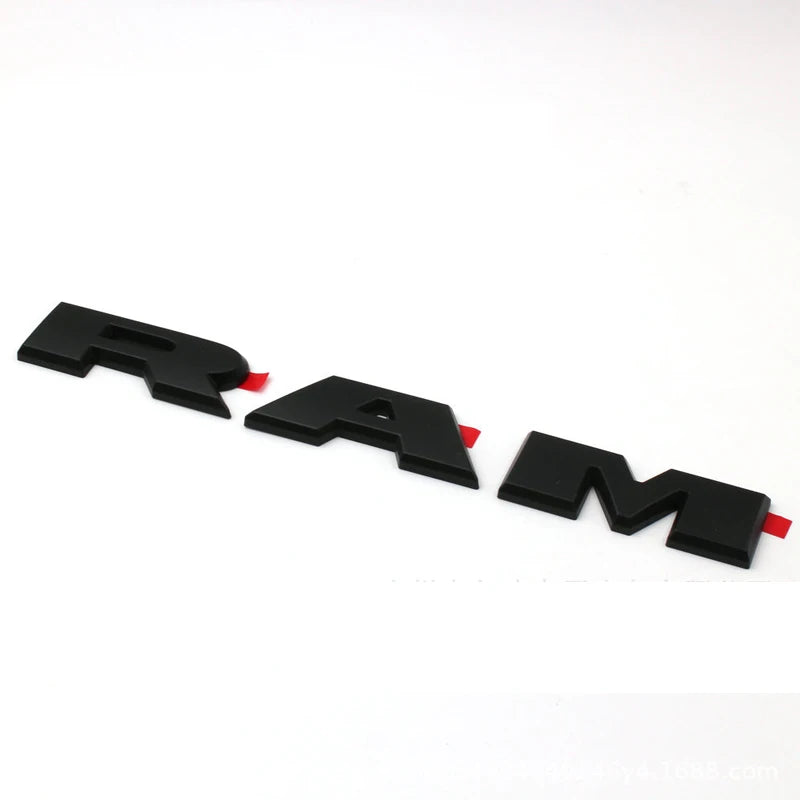 Car Styling Door Side Fender Sticker Ram Letter Logo Emblem Cover for Dodge Ram 1500 2022 2021 2020 2019 Body Decals Accessories