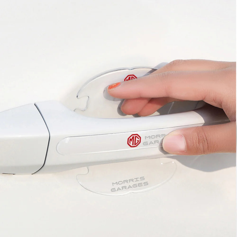 Epoxy Car Door Handle Bowl Stickers For MG Logo MG3 MG5 MG6 MG7 ZR TF ZS ES HS EZS Morris 3 GS Auto Protection Decals Decoration