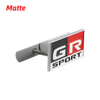 Car Front Grille Badge Decorative Emblem for Toyota GR Sport MN Rav4 Yaris Camry Crown Prado Aqua Auris Levin Corolla Avensis