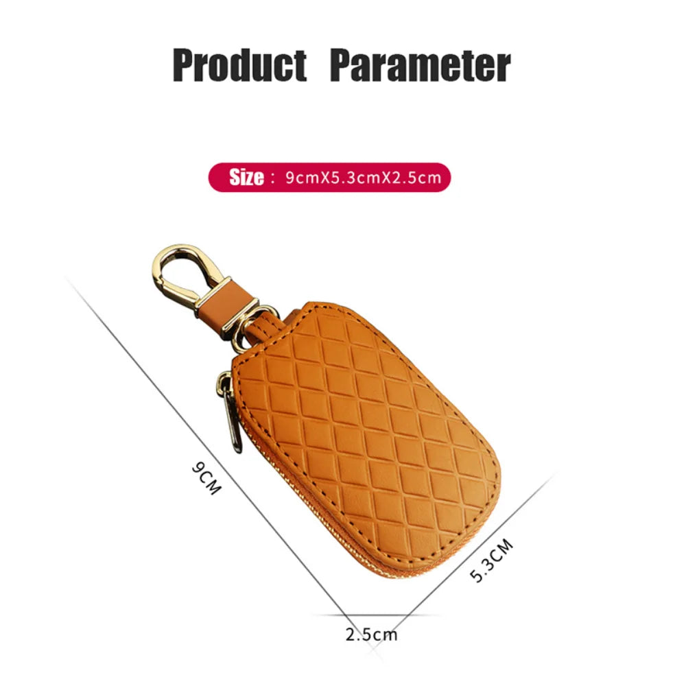 Auto Keychain Bag Keyring Cover Case Key Organizer for Infiniti Q50 QX70 G35 FX35 Q30 G37 Q70 Q60 QX50 QX60 QX80 Car Accessories