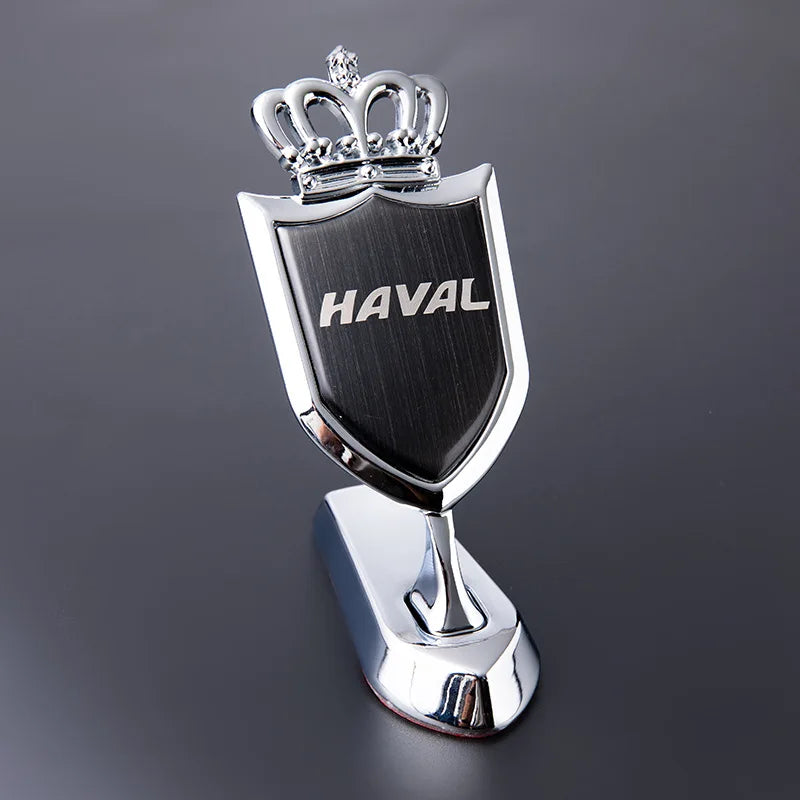 Metal Car Body Front Hood Emblem Sticker Decal Auto Styling Accessories for Haval H1 H2S H4 H6 C50 E F5 F7X Coupe H7 H8 H9 IF M6
