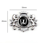 3D Self-adhesive Car Styling Body Trunk Badge Lion Sticker Decal Accessories for Luxgen U6 5 U7 Master CEO Mpv Suv 7 Auto Emblem